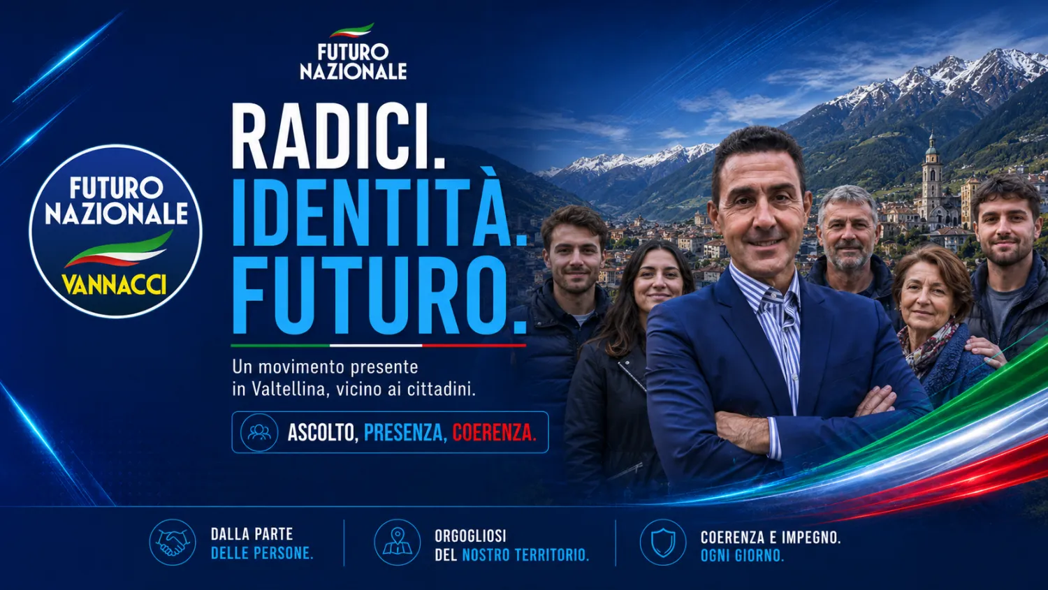 Visual Radici, identità, futuro con Roberto Vannacci e cittadini in Valtellina